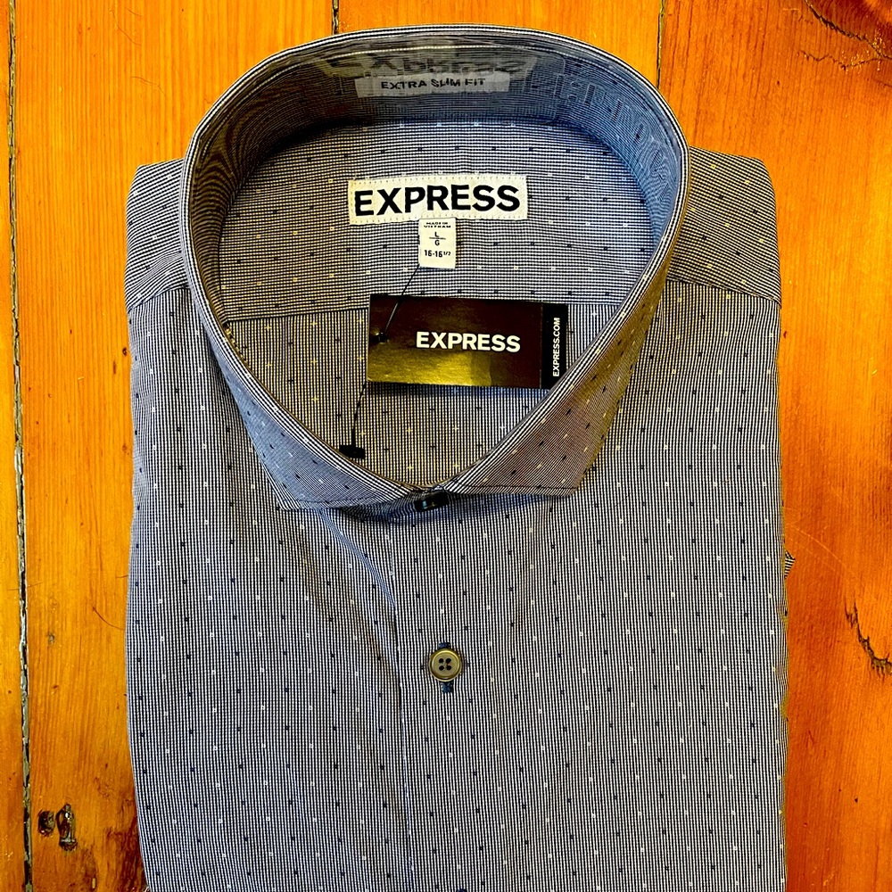 Express Extra Slim Fit Button Up